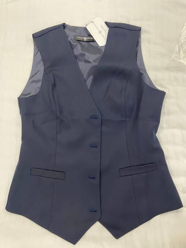 Customer photo review of Gabardin Midi Yelek Lacivert