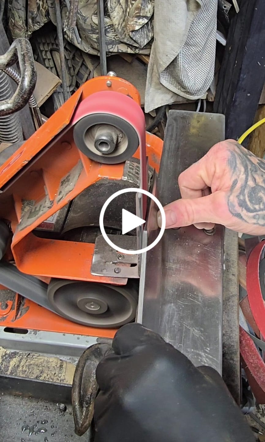 Customer video review of 1" x 30" Sanding Belts for Stock Removal, 3 PACK