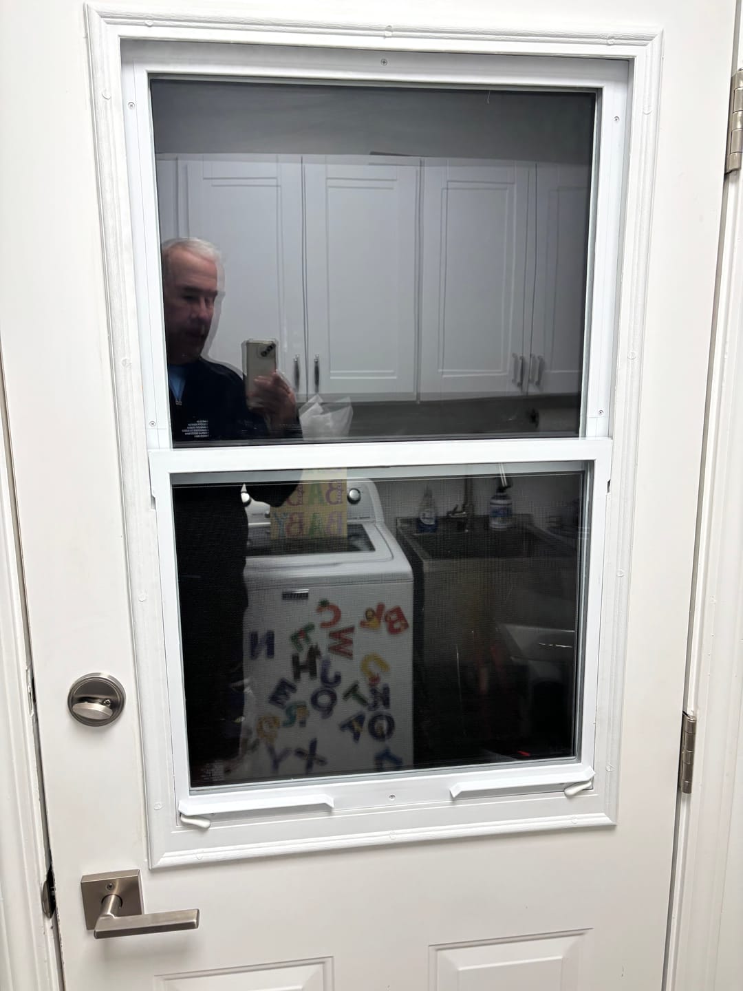 Customer photo review of Venting 1 Lite Glass and Frame Kit (Half Lite)