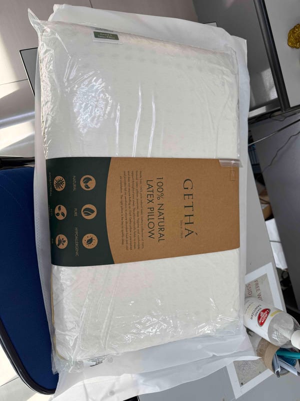 Customer photo review of Getha Award S Latex Pillow