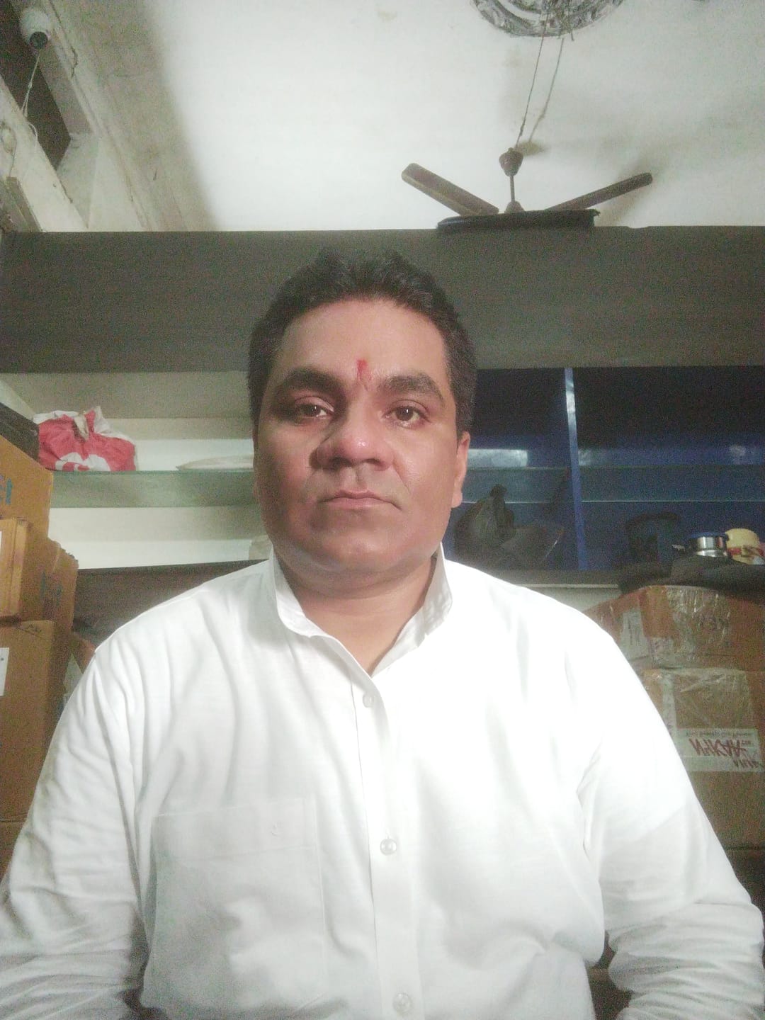 Customer photo review of Magnum - 100% Cotton Chinese Mandarin White Shirt Pack of 2 Combo For Men | Uathayam