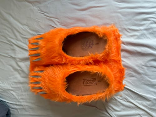 Customer photo review of Bravest x Glogang Studios Bear Claw Mule Orange