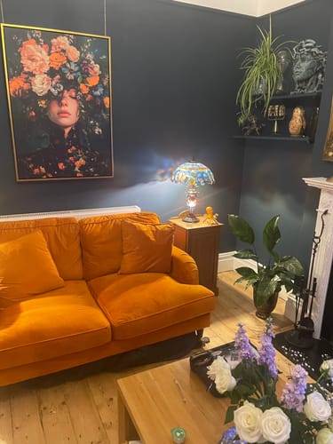 Customer photo review of Victorian Flowers Print