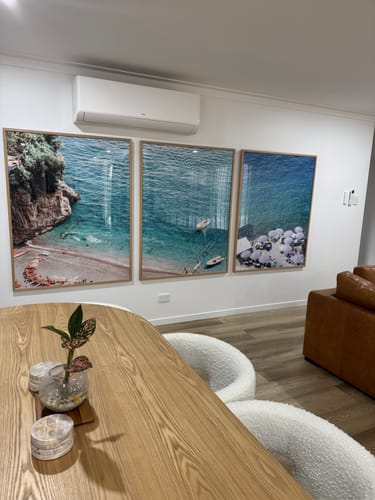 Customer photo review of Positano Sands | Right PT Art Print