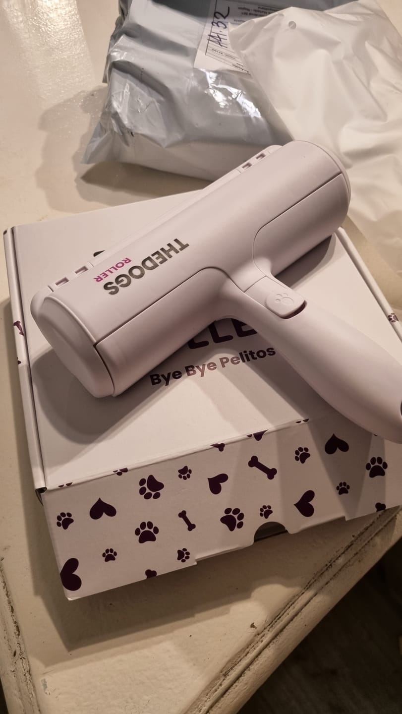Customer photo review of The Dogs Roller: Elimina pelos y pelusas