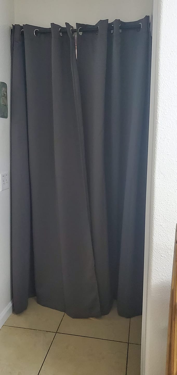 Customer photo review of Hussein 4 Layers OEKO Certified Soundproof Thermal 100% Blackout Anti-Dust Premium Custom Curtain