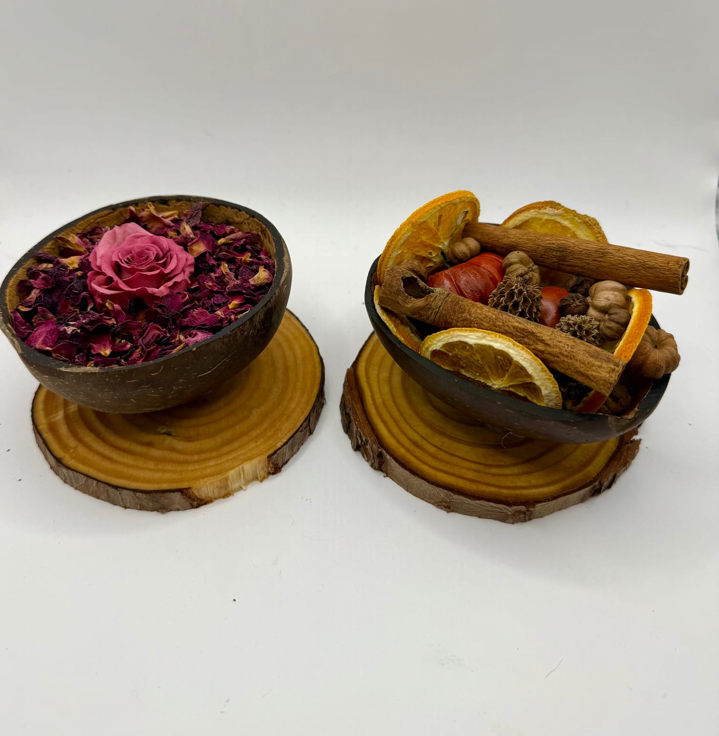 Customer photo review of Polished Oval Coconut Shell Bowls 200ml