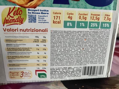 Customer photo review of 30 Cornetti proteici Zero zuccheri