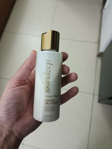 Customer photo review of DREAM GLAZE - Peptide Milk Toner