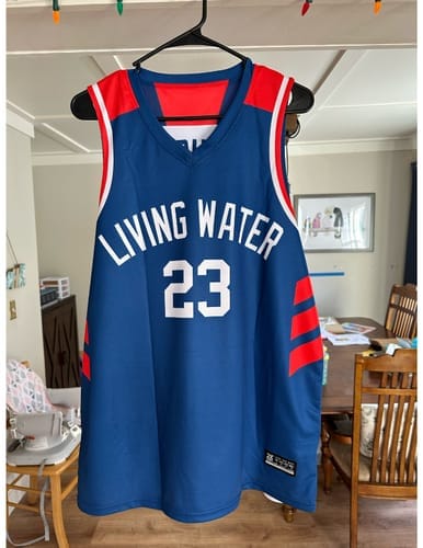 Customer photo review of Custom Black White Double Side Sets Design Sportswear Basketball Jersey
