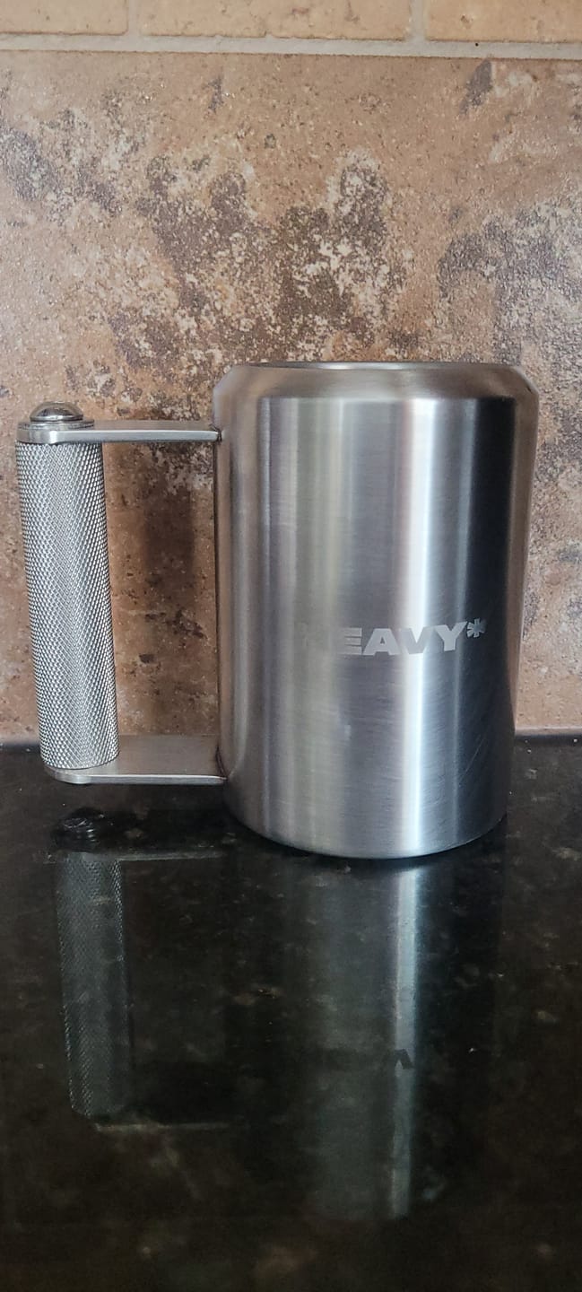 Customer photo review of 5lb Heavy* Mug | Stainless Steel Mug
