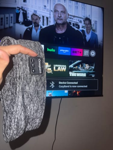 Customer photo review of CozyBand Wireless Headphones