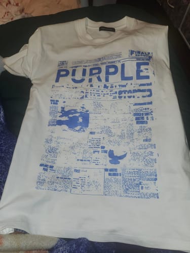 Customer photo review of Purple Brand T-Shirt