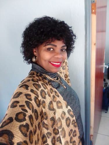 Customer photo review of Brazilian Full Cap Wig - Eva