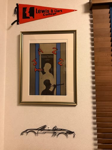 Customer photo review of 981 Classic Metal Silhouette Wall Art
