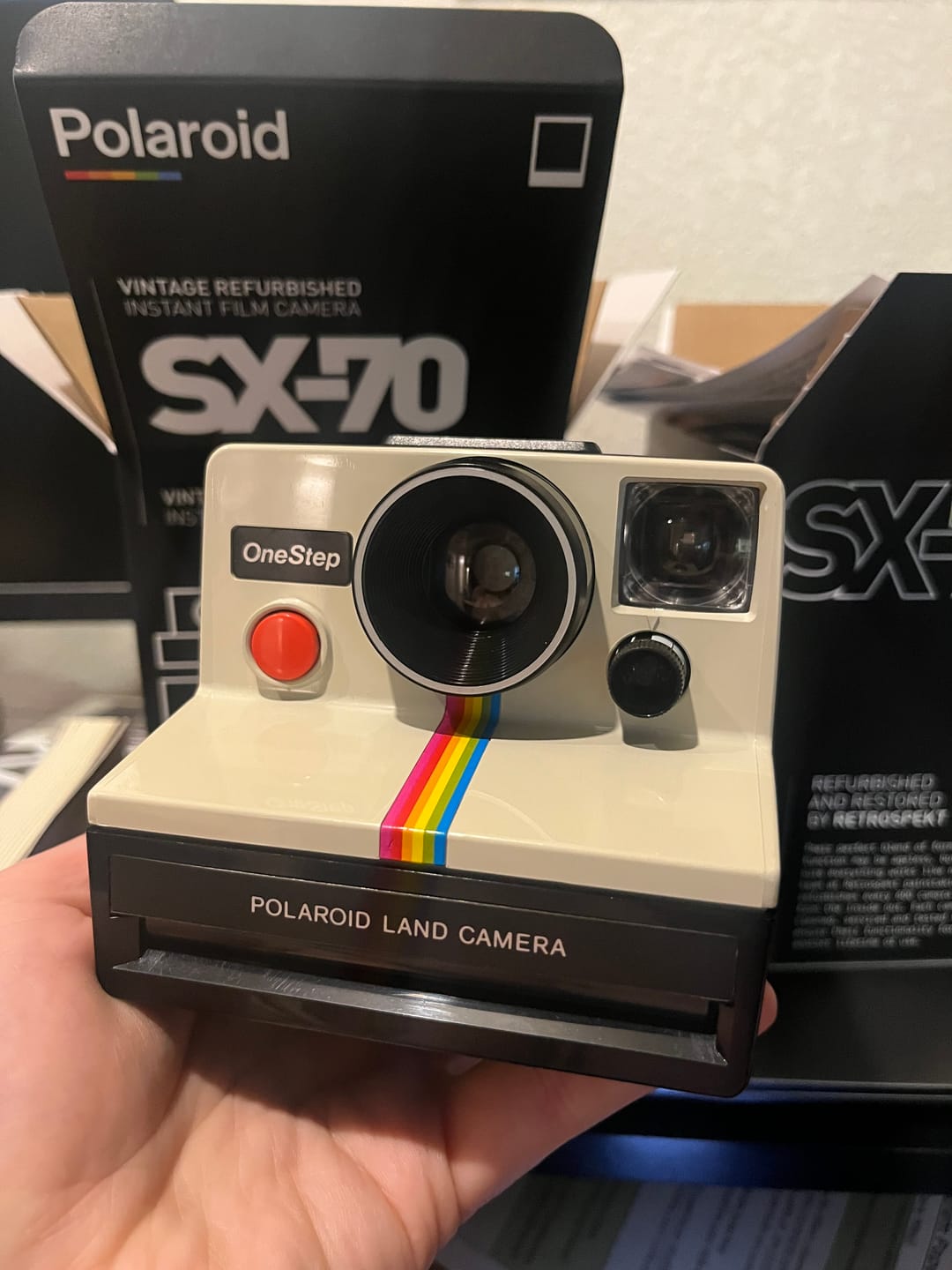 Customer photo review of Polaroid SX-70 Plastic Camera Repair