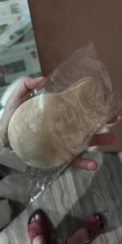 Customer photo review of Women Push Up Bras Self Adhesive Silicone Strapless Invisible Bra Reusable Sticky Breast Lift Tape Rabbit Nipple Cover Bra Pads