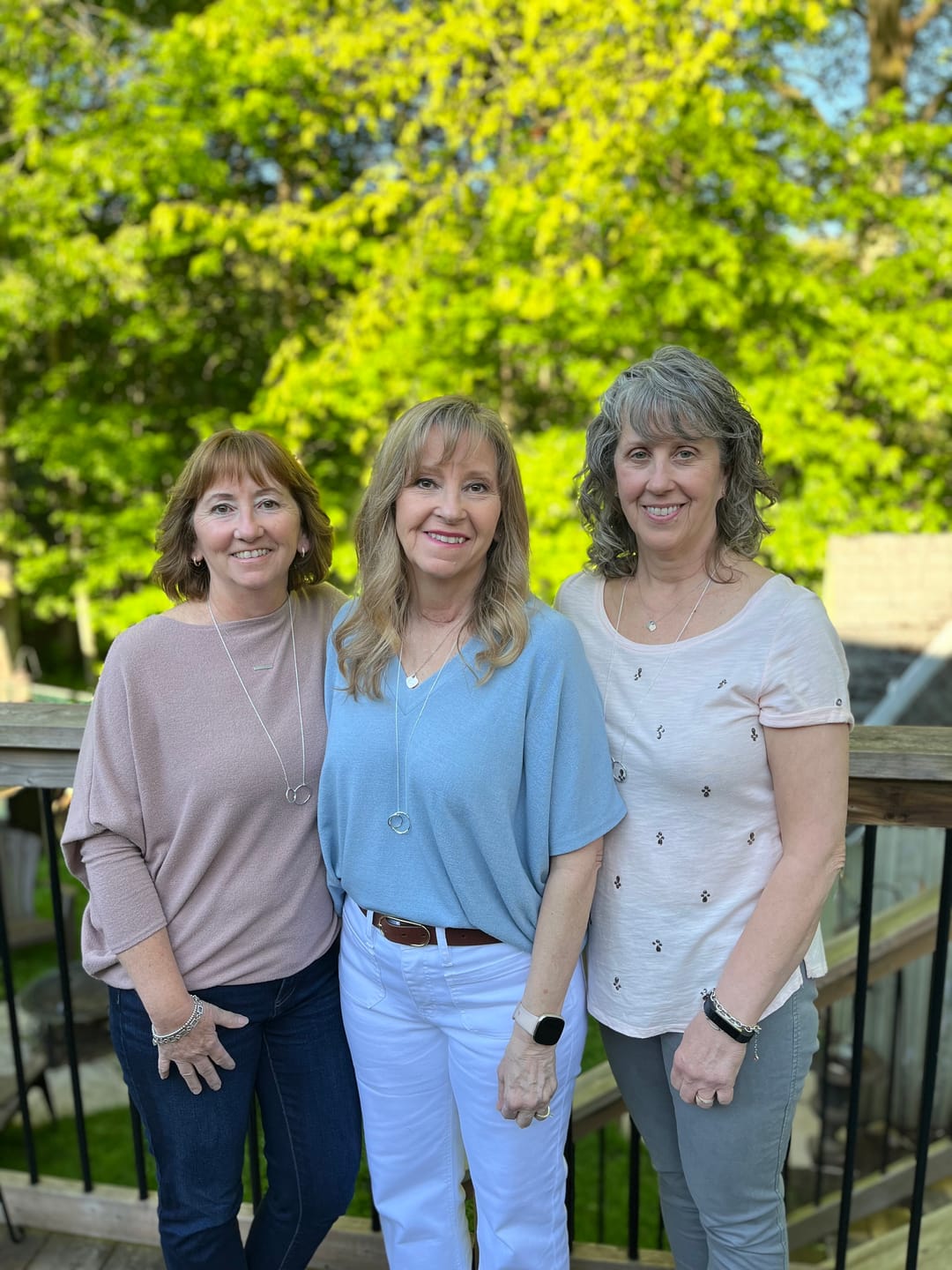 Customer photo review of Jolie Slouchy Dolman Tee (Faded Denim)