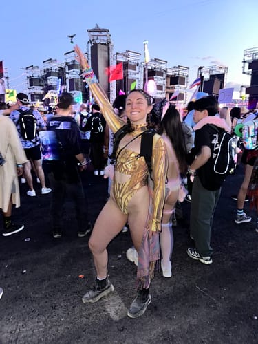 Customer photo review of Solidus Gold Open-Heart Leotard