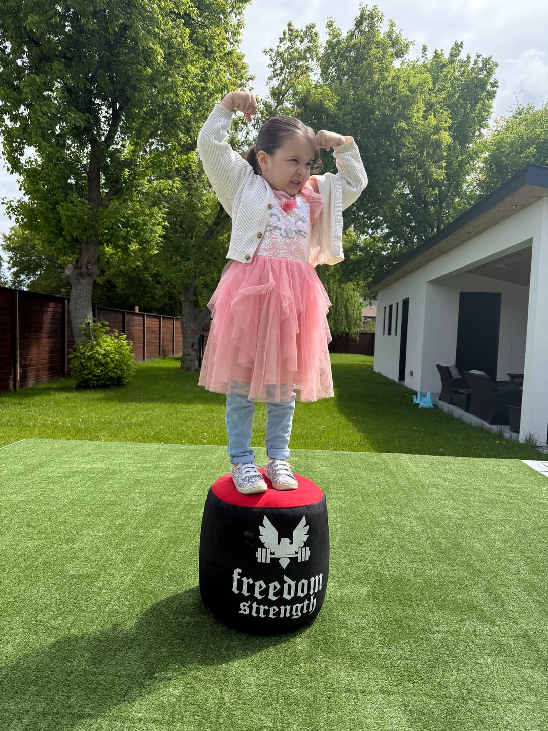Customer photo review of Strongman throwing bags