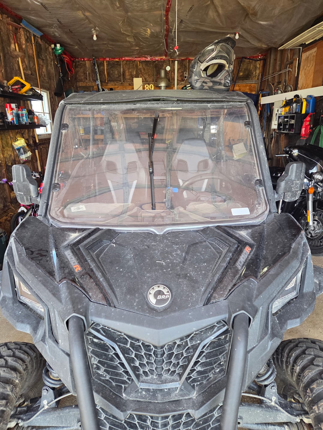 Customer photo review of UTV Hand Operated Manual Windshield Wiper Kit