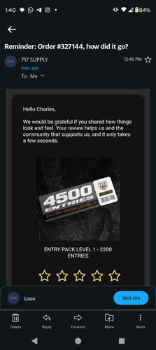 Customer photo review of ENTRY PACK LEVEL 1 - 4500 ENTRIES