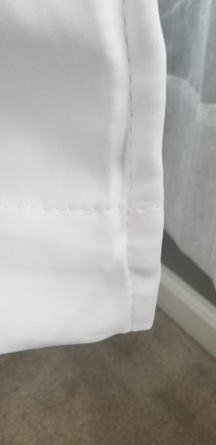 Customer photo review of Hussein 4 Layers OEKO Certified Soundproof Thermal 100% Blackout Anti-Dust Premium Custom Curtain