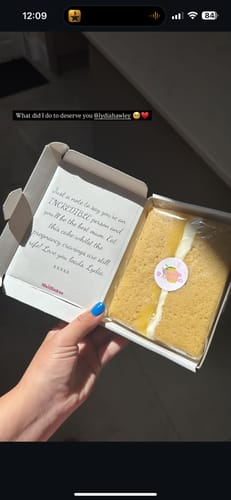 Customer photo review of A Little Cake