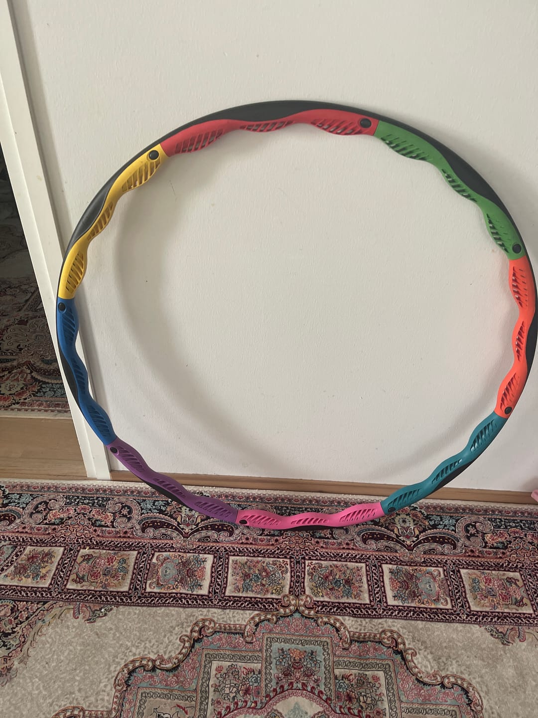 Customer photo review of Powerhoop Deluxe Weighted Hula Hoop - 2.2kg