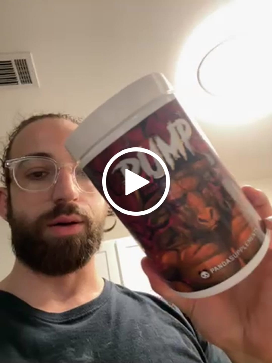 Customer video review of PUMP STIM FREE PRE-WORKOUT