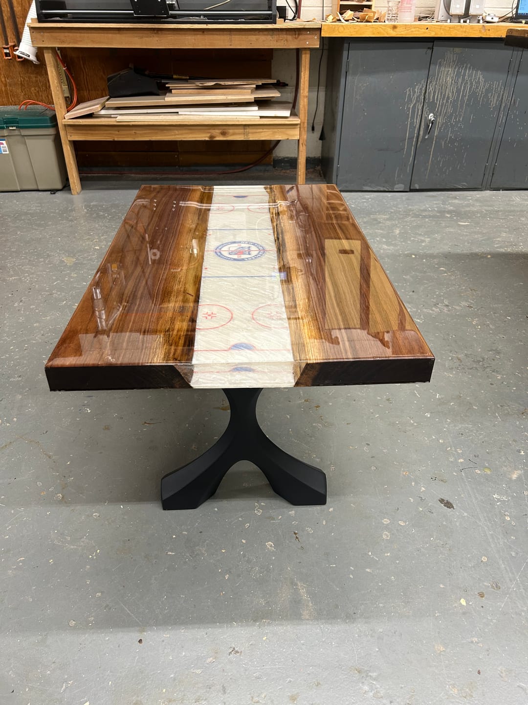 Customer photo review of Coffee Table Legs 120 Xavier 16H Metal X-shaped Furniture