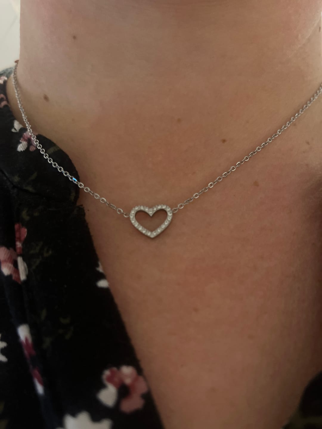 Customer photo review of Shine Heart Halskette | 18K vergoldet