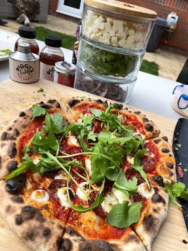 Customer photo review of Sourdough Pizza Dough Balls