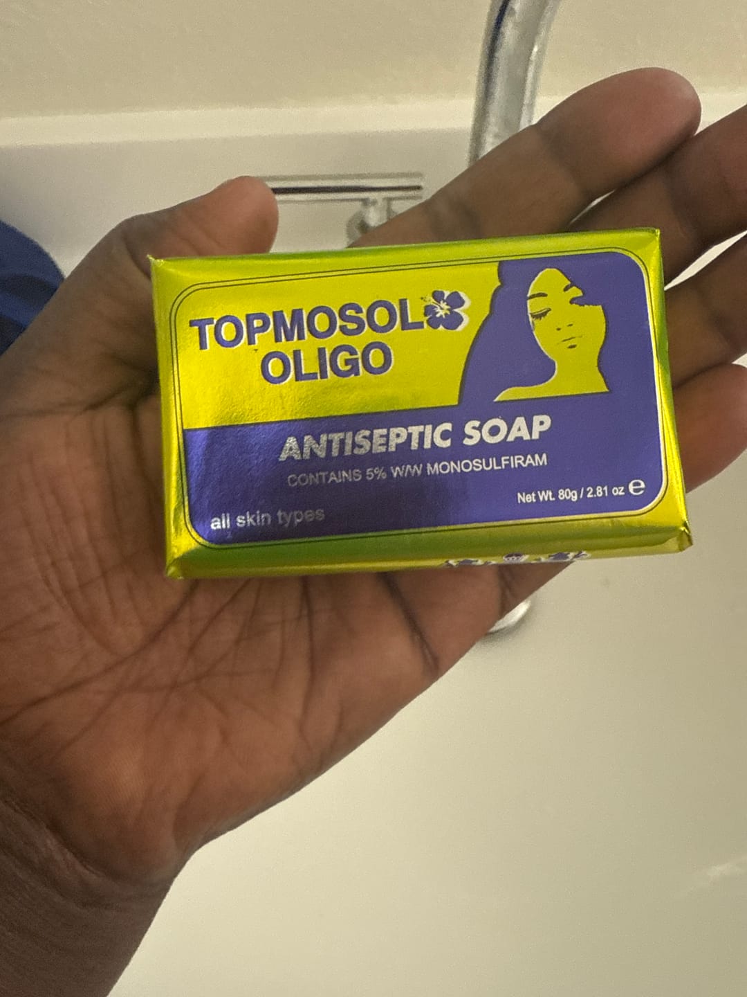 Customer photo review of Topmosol Oligo Soap