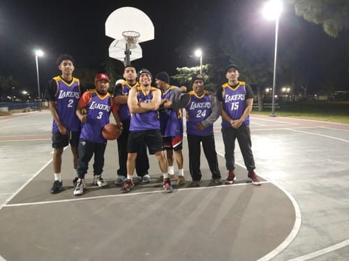 Customer photo review of Custom Red White Double Side Sets Design Sportswear Basketball Jersey