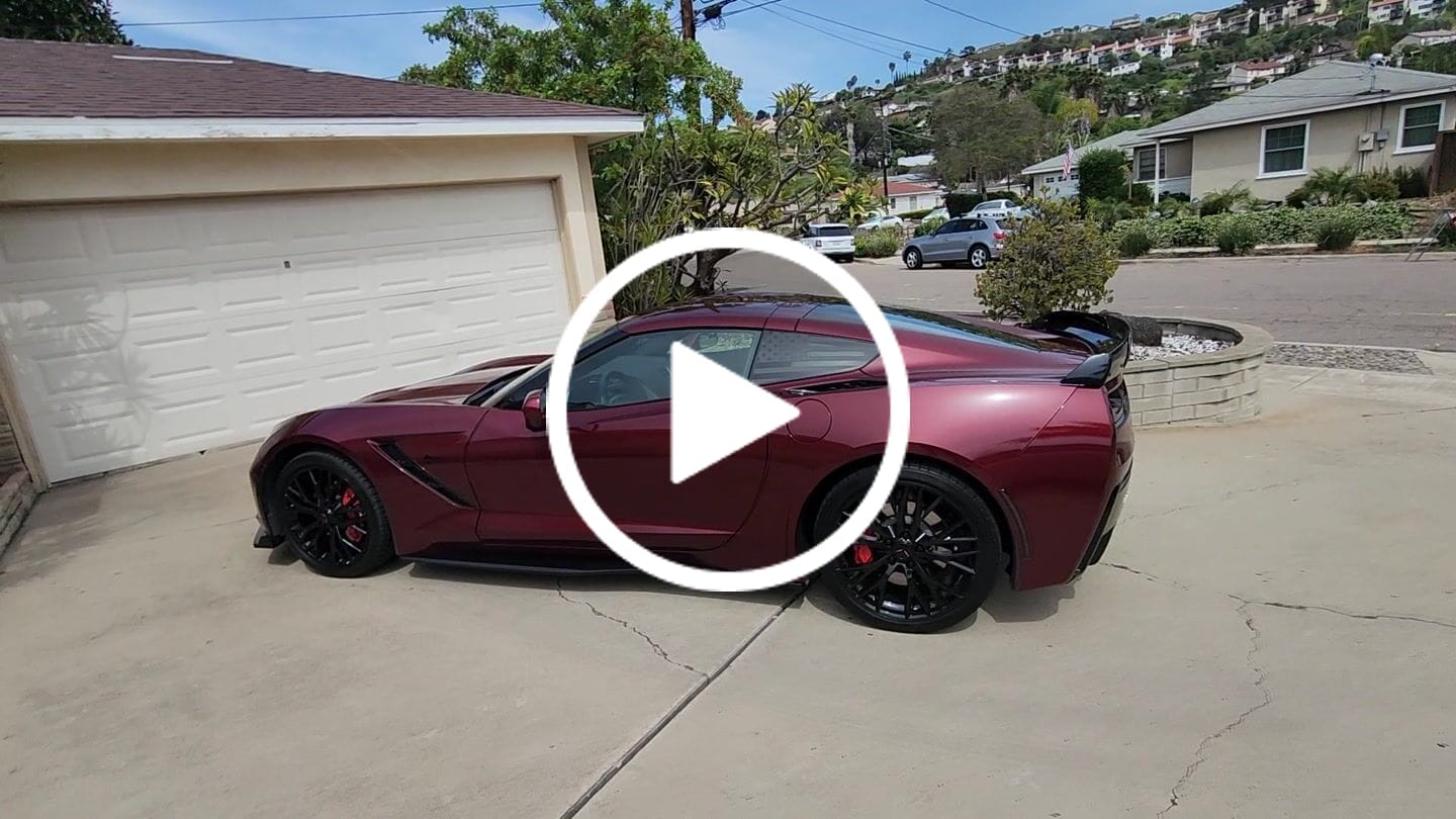 Customer video review of Corvette C7 Front Bumper Grill