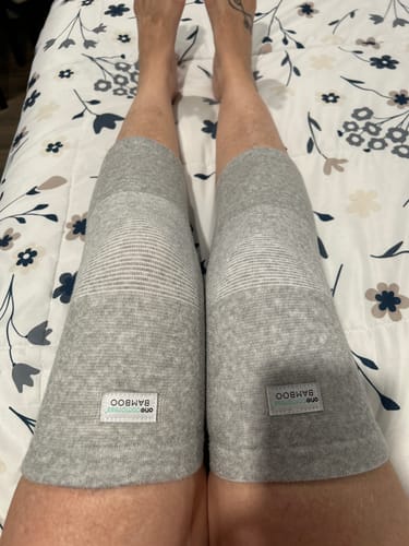 Customer photo review of Premium Bamboo Knee Sleeve (Single)