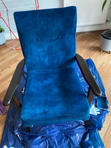 Customer photo review of Fabric Paint -- Blue