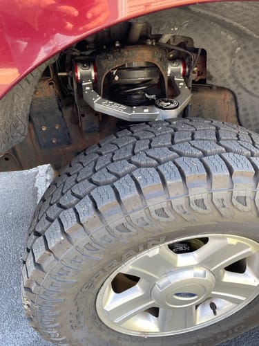 Customer photo review of 2004-2020 Ford F150 Forged Aluminum Front Upper Control Arms For 2"-4" Lifted Ford