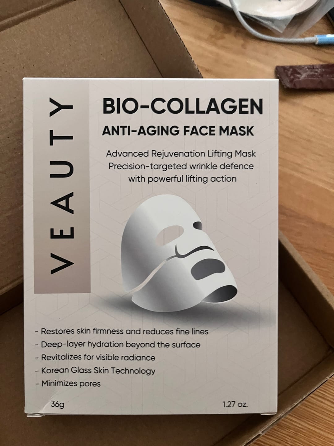 Customer photo review of Bio-Collagen Mask