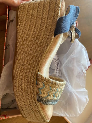 Customer photo review of Sienna – Blue Weave