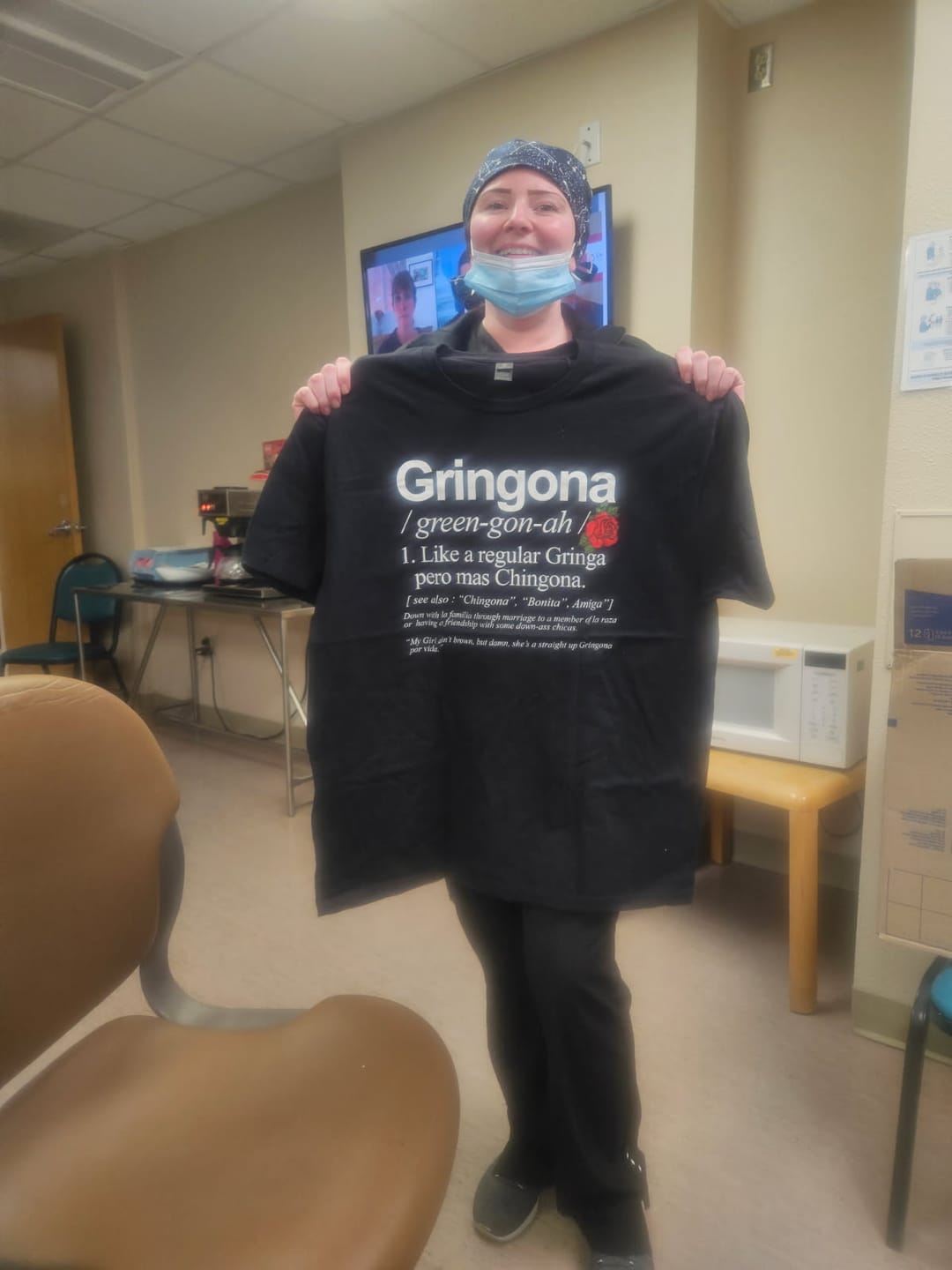 Customer photo review of OG Gringona Vintage Friendship Unisex Tee