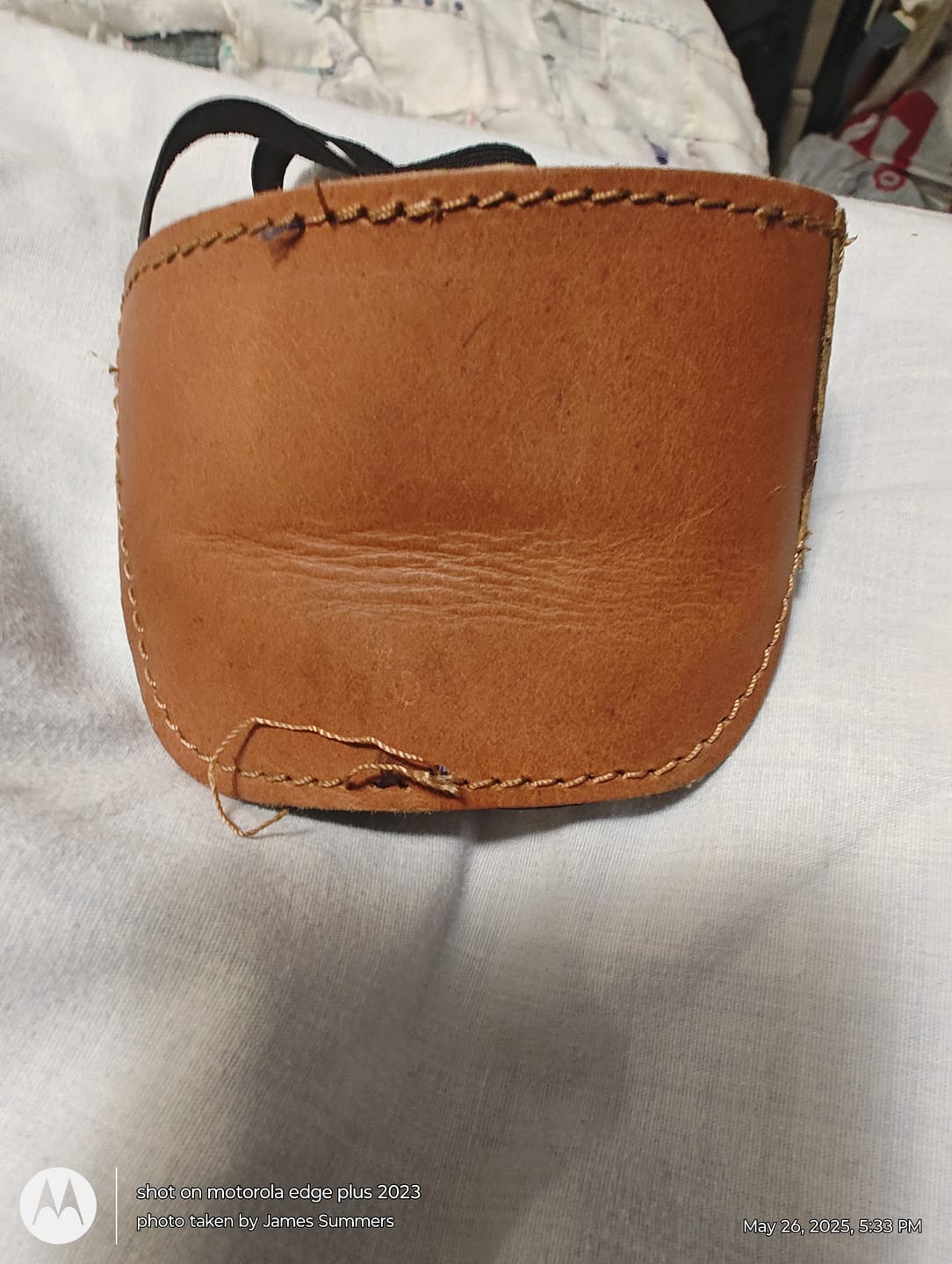 Customer photo review of shoe protector slip on