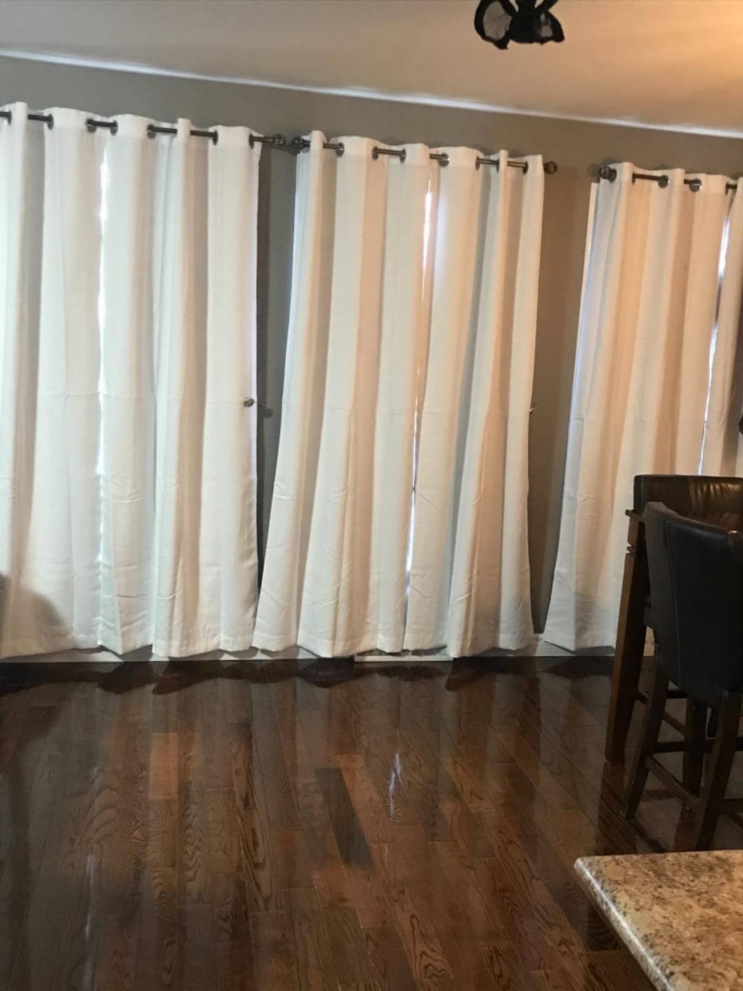 Customer photo review of Hussein 4 Layers OEKO Certified Soundproof Thermal 100% Blackout Anti-Dust Premium Custom Curtain