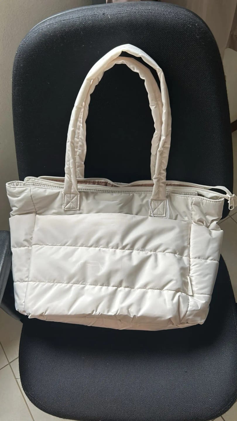 Customer photo review of Alex Puffer Tote Bag