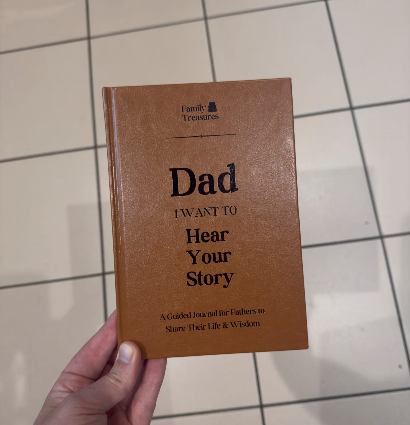 Customer photo review of Father's Memories Guided Journal *FLASH SALE*