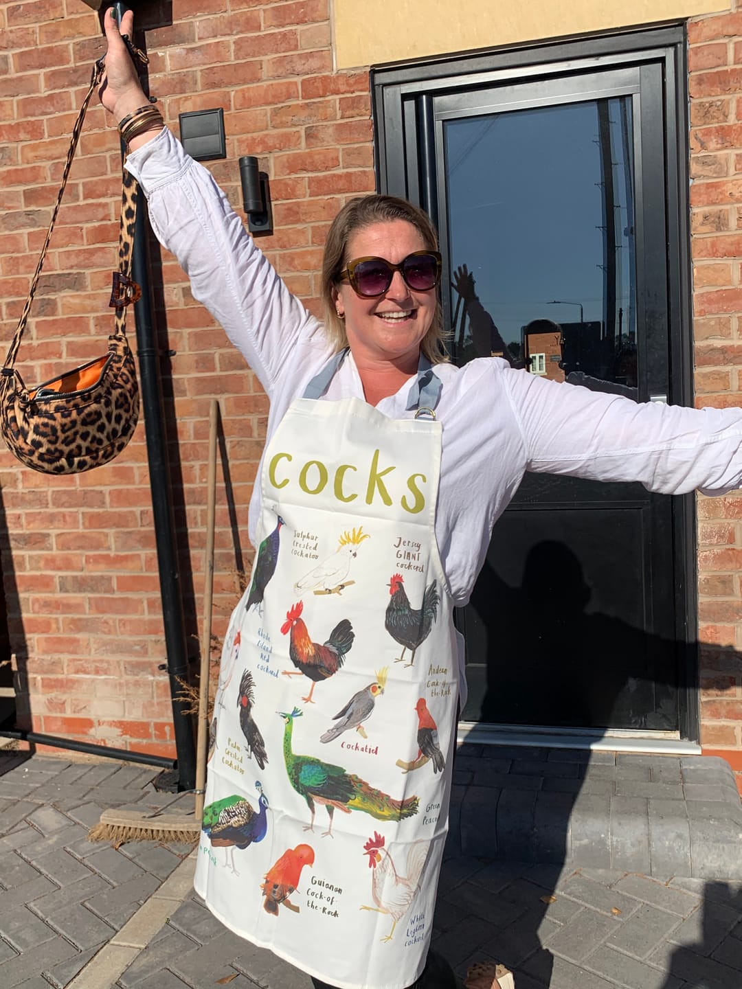 Customer photo review of Cocks Apron