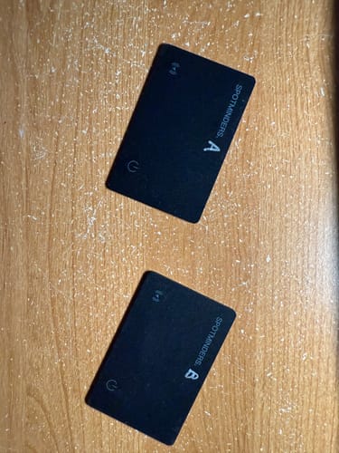 Customer photo review of SPOTMINDERS. Tracking card