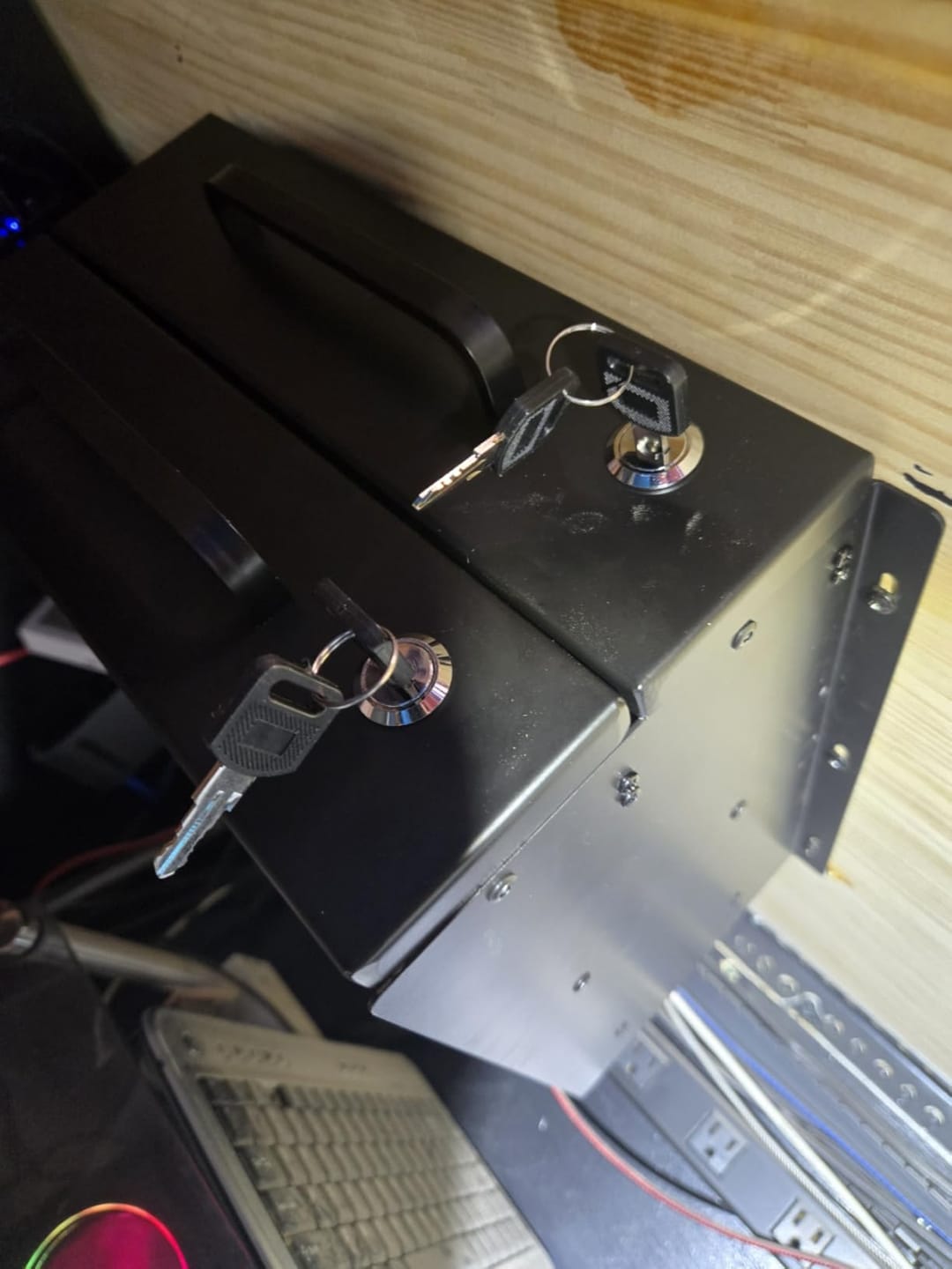 Customer photo review of Lockable Drawer