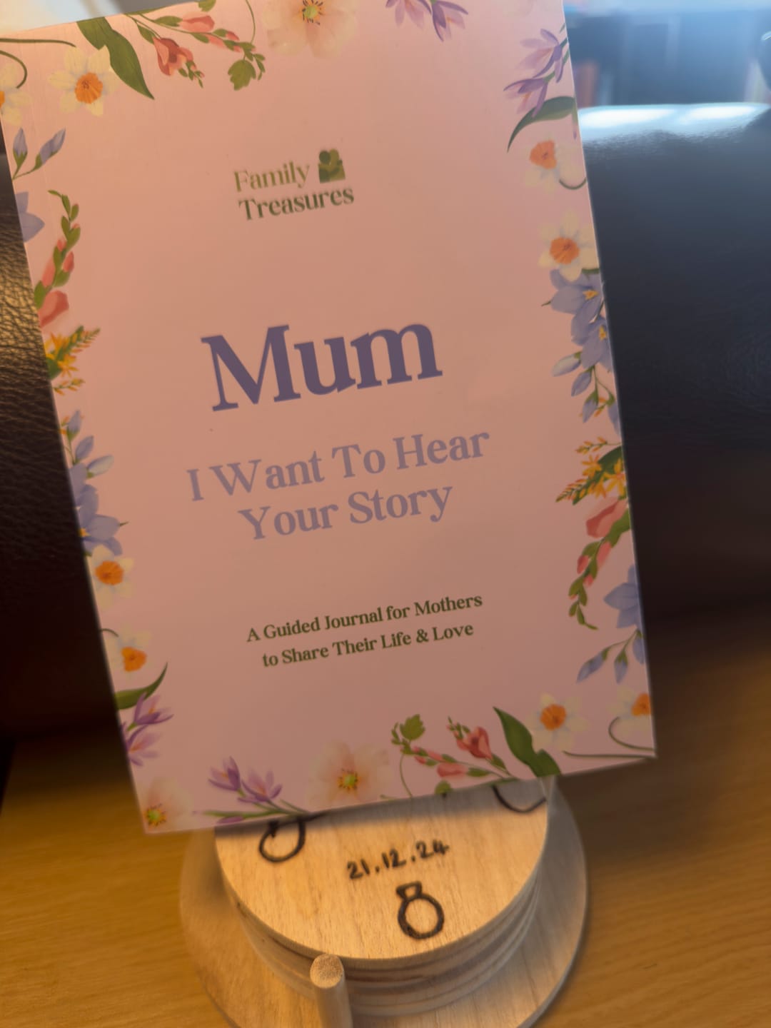 Customer photo review of Mum's Memories Guided Journal *FLASH SALE*